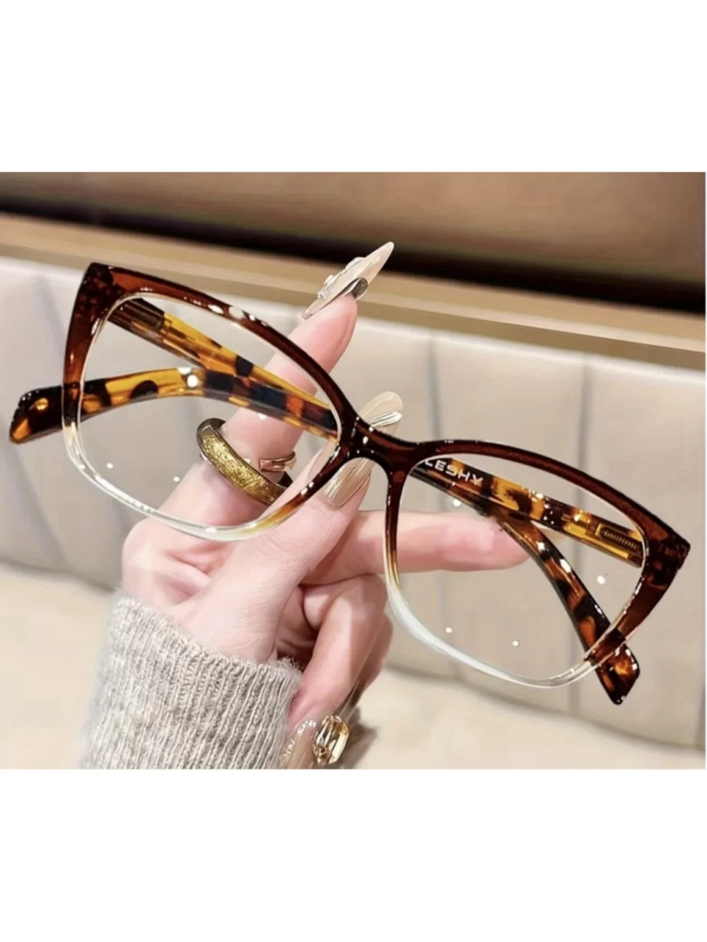 fashionable and reading glasses, screen glasses